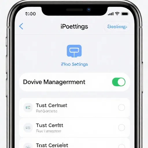iOS Settings Step 2